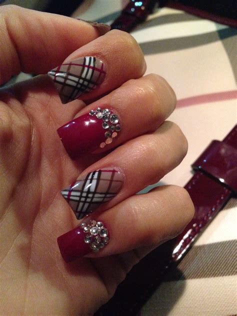 burberry nail designs|burberry nail design ideas.